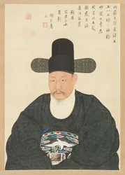 Portrait of Scholar-official Ahn in His Fifties